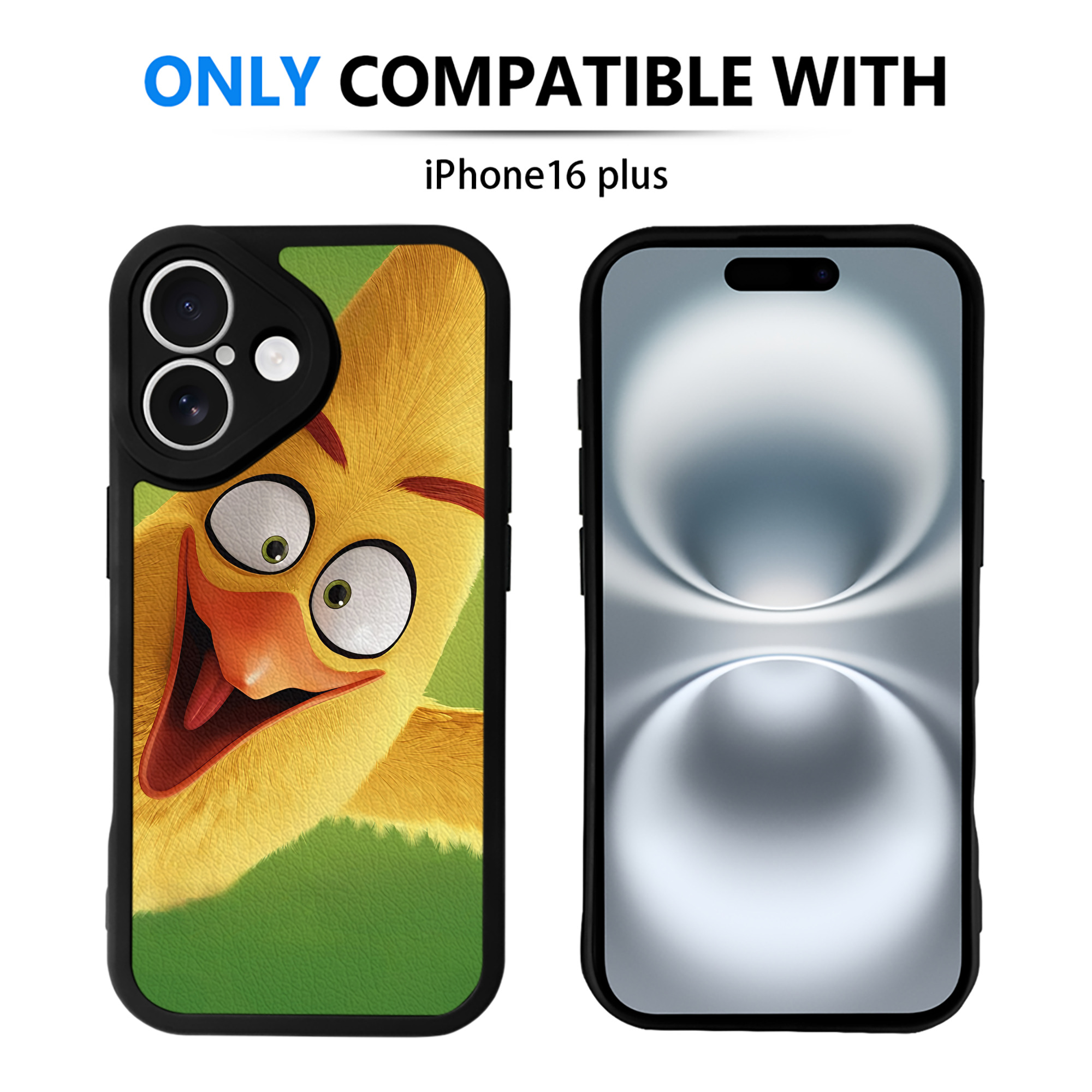 （画像用） Angry Birds アングリーバード 【iPhone 16シリーズ対応】シリコンスマホケース（レザー調） 材質：シリコン